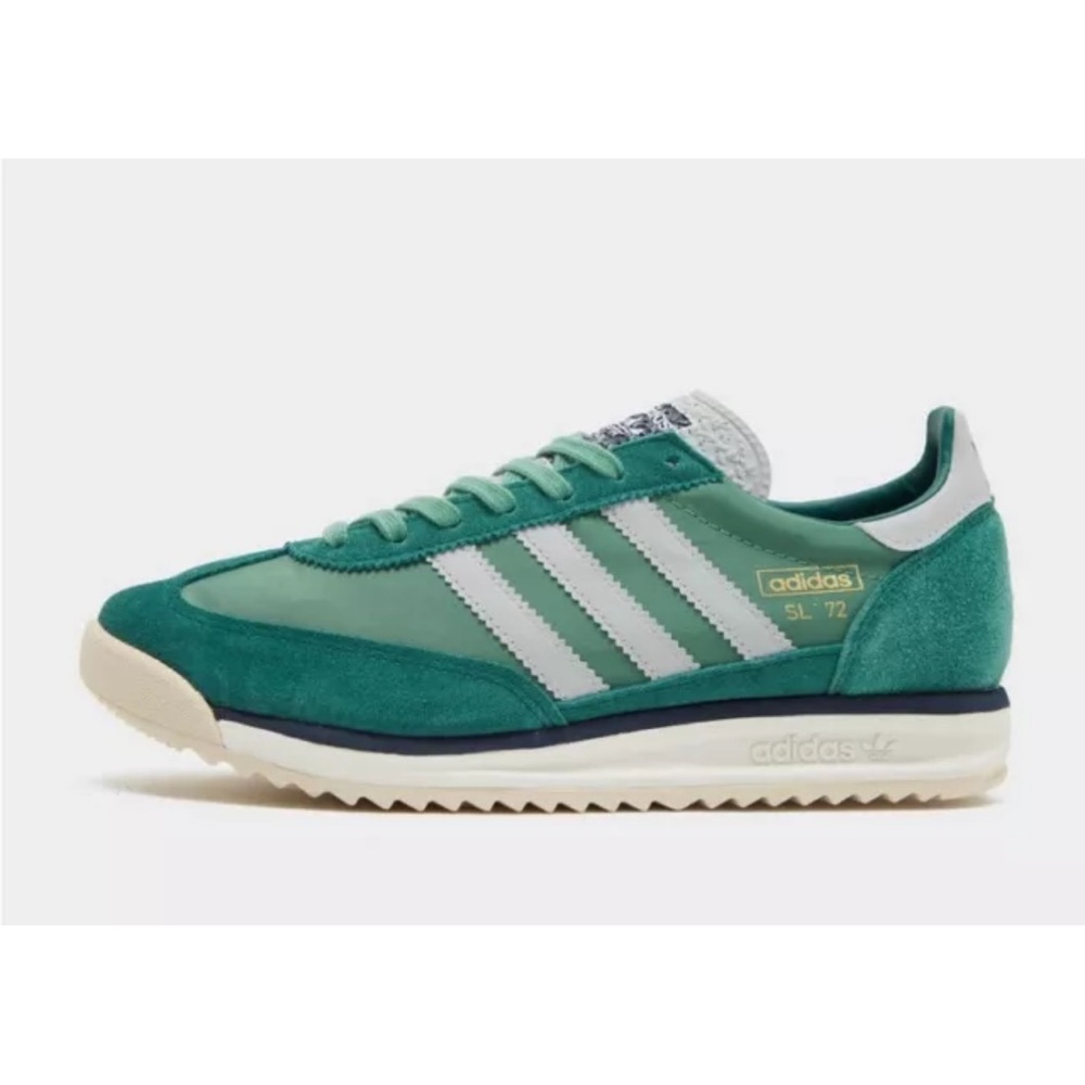 adidas Originals SL 72 RS Shoes in Green and Grey